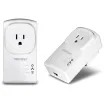 Trendnet - TPL-407E2K - 500 AV Compact Powerline Adapter Kit /w Pass Through