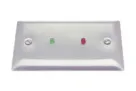 ETS - TLP-SS - Two LED Traffic Light on Stainless steel single gang plate