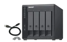 QNAP - TR-004-US - QNAP TR-004 4-bay USB 3.0 type-C (5Gbps) hardware RAID enclosure/ DAS, supports 3.5" SATA HDD and 2.5" SATA SSD