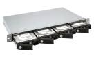 QNAP - TR-004U-US - QNAP 4-bay 1U 12" short-depth rackmount 3.5" SATA HDD USB 3.0 type-C hardware RAID external enclosure