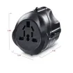Cyber Power - TRA1A2 - Travel Adapter 100-240V In/Out Type A, C, G, & I Plug Adapters 1-Year Warranty