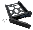QNAP - TRAY-35-NK-BLK03 - HDD Tray for 3.5" and 2.5" drives without key lock, black, plastic with 6 x screws for 2.5" HDD, tooless