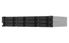QNAP - TS-1264U-RP-8G-US - QNAP 2U 12-bay NAS/iSCSI IP-SAN, Intel Celeron 4C/4T (up to 2.7GHz), 8GB RAM On-Board, 2.5GbE LAN, 4K HDMI v1.4b, PCIe Expansion Slot, Redundant PSU
