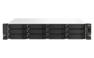 QNAP - TS-1264U-RP-8G-US - QNAP 2U 12-bay NAS/iSCSI IP-SAN, Intel Celeron 4C/4T (up to 2.7GHz), 8GB RAM On-Board, 2.5GbE LAN, 4K HDMI v1.4b, PCIe Expansion Slot, Redundant PSU