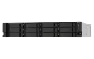 QNAP - TS-1273AU-RP-8G-US - QNAP 2U 12-Bay NAS/iSCSI IP-SAN. AMD Ryzen V1500B Quad-core 2.2GHz, 8GB RAM, 2x2.5GbE LAN, Redundant PSU, Optional 10GbE & M.2 NVMe via PCIe expansion