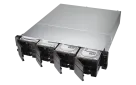 QNAP - TS-1886XU-RP-D1622-8G-US - QNAP 12-Bay 2U Rackmount NAS, Intel Xeon E-2236 6-core 3.4 GHz processor (burst up to 4.8 GHz), 128 GB UDIMM DDR4 (4 x 32GB), 12x 2.5"/3.5" SATA HDD/SSD, 4 GigaLan, 2 x 10GbE SFP+ SmartNIC, 2 x 10GBase-T, 500W redundant