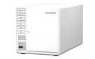 QNAP - TS-364-8G-US - QNAP 3-Bay High-Performance desktop NAS with Intel Celeron 4-Core N5105/N5095, 8GB DDR4 RAM (On-Board, Non Expandable), 1 x 2.5GbE, 1 x HDMI 1.4b, 2 x M.2 PCIe Gen 3 Slots