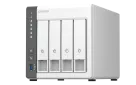 QNAP - TS-433-4G-US - QNAP TS-433 4-Bay Personal Cloud NAS for Backup and Data Sharing. ARM 4-core Cortex-A55 2.0GHz, 4GB on-board RAM
