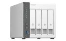 QNAP - TS-433-4G-US - QNAP TS-433 4-Bay Personal Cloud NAS for Backup and Data Sharing. ARM 4-core Cortex-A55 2.0GHz, 4GB on-board RAM