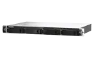 QNAP - TS-435XeU-4G-US - QNAP 4-Bay TS-435XeU short-depth 12" ARM-based NAS, 4C 2.2GHz, 4GB DDR4 RAM, 2 x 10GbE SFP+, 2 x 2.5GbE, 2 x M.2 2280 NVMe PCIe Gen3 x1 SSD slots