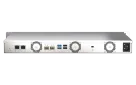 QNAP - TS-435XeU-4G-US - QNAP 4-Bay TS-435XeU short-depth 12" ARM-based NAS, 4C 2.2GHz, 4GB DDR4 RAM, 2 x 10GbE SFP+, 2 x 2.5GbE, 2 x M.2 2280 NVMe PCIe Gen3 x1 SSD slots