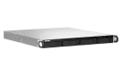 QNAP - TS-464U-4G-US - QNAP 1U 4-bay NAS/iSCSI IP-SAN, Intel Celeron N5105/N5095 4C/4T (up to 2.7GHz), 4GB DDR4 RAM, 2.5GbE LAN, 4K HDMI v1.4b, PCIe Expansion Slot, Single PSU