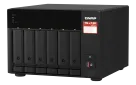 QNAP - TS-673A-8G-US - QNAP Desktop 6-bay NAS/iSCSI IP-SAN, AMD Ryzen V1000 series V1500B 4C/8T 2.2 GHz, 8GB RAM, two 2.5GbE, 10G-ready