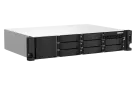 QNAP - TS-864eU-4G-US - QNAP 2U 8-bay short depth 12" rackmount NAS, Intel Celeron N5105/N5095 4C/4T, burst up to 2.9 GHz, 4GB RAM (2 x SODIMM slots, max 16GB total)