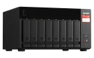 QNAP - TS-873A-8G-US - QNAP Desktop 8-bay NAS/iSCSI IP-SAN, AMD Ryzen V1000 series V1500B 4C/8T 2.2 GHz, 8GB RAM, two 2.5GbE, 10G-ready