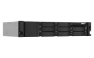 QNAP - TS-873AeU-RP-4G-US - QNAP 2U 8-Bay short-depth rackmount NAS/iSCSI IP-SAN. AMD Ryzen V1500B 4C/8T 2.2GHz, 4GB RAM, 2x2.5GbE LAN, M.2 2280 NVMe/SATA SSD( PCIe Gen3x1), Optional 10GbE PCIe expansion, Redundant PSU