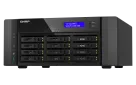 QNAP - TS-h1290FX-7302P-256G-US - QNAP 12-Bay all-flash desktop NAS, AMD EPYC 7302P (up to 3.2GHz), 12 x 2.5" U.2 NVMe/SATA SSD bays, 256GB ECC RAM, 2 x 2.5GbE, 2 x 25GbE SFP28, PCIe Gen4 Expansion Slots