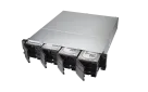 QNAP - TS-h1886XU-RP-R2-D1622-32G-US - QNAP 2U 18 Bay (12 x 3.5" + 6 x 2.5" SATA 6Gbps) QTS hero NAS/iSCSI IP-SAN, Xeon D-1622 4 cores 4C/8T 2.60 GHz (boost up to 3.20 GHz), 32GB DDR4 ECC RAM, 2.5 GbE LAN, 10 GbE SFP+ SMARTNIC