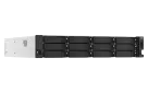 QNAP - TS-h1887XU-RP-E2334-16G-US - QNAP 18-Bay 2U Rackmount NAS, Intel Xeon E-2334 4C/8T 3.4 GHz processor (boost up to 4.8 GHz), 16 GB ECC DDR4, 2 x 2.5"/3.5" SATA 6Gbps HDD/SSD + 6 x 2.5" SATA 6Gbps, 10GBASE-T, 2.5GbE RJ45, USB 3.2 Gen2, PCIe Gen4