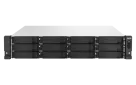 QNAP - TS-h1887XU-RP-E2336-32G-US - QNAP 18-Bay 2U Rackmount NAS, Intel Xeon E-2336 6C/12T 2.9 GHz processor (boost up to 4.8 GHz), 32 GB ECC DDR4, 2 x 2.5"/3.5" SATA 6Gbps HDD/SSD + 6 x 2.5" SATA 6Gbps, 10GBASE-T, 2.5GbE RJ45, USB 3.2 Gen2, PCIe Gen4