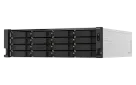 QNAP - TS-h2287XU-RP-E2378-64G-US - QNAP 22-Bay 3U rackmount NAS, Intel Xeon E-2378 8C/16T 2.6 GHz processor (boost up to 4.8 GHz), 64 GB ECC DDR4, 16 x 2.5"/3.5" SATA 6Gbps HDD/SSD + 6 x 2.5" SATA 6Gbps, 10GBASE-T, 2.5GbE RJ45, USB 3.2 Gen2, PCIe Gen4