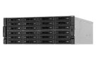 QNAP - TS-h3087XU-RP-E2378-64G-US - QNAP 30-Bay 4U rackmount NAS, Intel Xeon E-2378 8C/16T 2.6 GHz processor (boost up to 4.8 GHz), 64 GB ECC DDR4, 24 x 2.5"/3.5" SATA 6Gbps HDD/SSD + 6 x 2.5" SATA 6Gbps, 10GBASE-T, 2.5GbE RJ45, USB 3.2 Gen2, PCIe Gen4