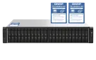 QNAP - TS-h3088XU-RP-W1270-64G-US - QNAP 2U 30-bay 2.5" SATA 6Gbps all-flash NAS, Intel Xeon W-1270 8-core 3.4 GHz (boost up to 5.0 GHz), 64GB DDR4 ECC RAM (up to 128GB), 2 x 25GbE, 4 x 2.5GbE,  PCIe slots, 2 x 550W, USB 3.2 Gen2 10Gbps, HDMI, iSCSI, RAID