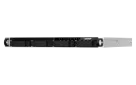 QNAP - TS-h987XU-RP-E2334-16G-US - QNAP 9-Bay 1U rackmount NAS, Intel Xeon E-2334 4C/8T 3.4 GHz processor (boost up to 4.8 GHz), 16 GB ECC DDR4, 4 x 2.5"/3.5" SATA 6Gbps HDD/SSD + 5 x 2.5" U.2 NVMe/SATA 6Gbps, 10GBASE-T, 2.5GbE RJ45, USB 3.2 Gen2, 550W