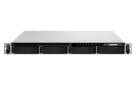 QNAP - TS-h987XU-RP-E2334-16G-US - QNAP 9-Bay 1U rackmount NAS, Intel Xeon E-2334 4C/8T 3.4 GHz processor (boost up to 4.8 GHz), 16 GB ECC DDR4, 4 x 2.5"/3.5" SATA 6Gbps HDD/SSD + 5 x 2.5" U.2 NVMe/SATA 6Gbps, 10GBASE-T, 2.5GbE RJ45, USB 3.2 Gen2, 550W