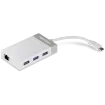 TRENDNET - TUC-ETGH3 - USB-C to Gigabit Ethernet Adapter + USB Hub