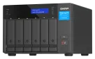 QNAP - TVS-h674-i3-16G-US - QNAP Ultra-High Speed 6 Bay NAS. Intel Core i3-12100 4C/8T Processor, 16GB RAM DDR4 RAM