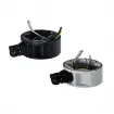 Videotec - UEBP4FA - Parapet bracket with quick connectors RJ45 (Ethernet and PoE) + 4 poles with screw terminal (power supply and I/O) for ULISSE EVO, black colour (RAL9005)