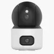 Uniview - Uho-S3S-M55F36D - 3MP dual lens indoor Wi-Fi PT camera, 2.8mm+6.0mm fixed lens, 10m IR, 10m WL, Mic&speaker, SD card slot, human/vehicle/pet/crying detection