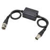 SECO-LARM - VG-1C12YQ - 4-in-1 Ground Loop Isolator, Compatible with TVI, CVI, AHD, and Analog signals, reduces ground loop interference, built-in surge protection, BNC terminals, passive operation