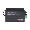 Vigitron - Vi5001 - 1-Port MaxiiFiber™ 10/100 Ethernet Media Convertor, af/at 30W PSE, Requires 48-57VDC ps or 12VDC w/o PoE