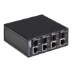 Vigitron - Vi5004 - 4-Port MaxiiFiber 10/100 Ethernet Media Converter, Requires 12VDC / 3A PS or Optional Vi0014 Power Supply