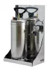 VideoTec - WASNX1V10L20M00 - Tank 10l (2.6gal) with integrated manual pump controlled by solenoid valve, 230Vac, delivery head up to 30m (98ft), with 20m antistatic water delivery pipe