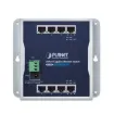 PLANET - WGS-803 - IP30 8-Port Gigabit Wall-mount Switch (-10 to 60 C), dual redundant power input on 12-48VDC terminal block and power jack