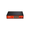Wi-Tek - WI-PS310GF - 8GE+2SFP uplink Full Giga 802.3af/at PoE Switch with 8Port PoE