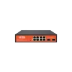 Wi-Tek - WI-PS310GF-Alien - 8GE+2SFP Unmanaged 24V-48V Auto-detect PoE Switch