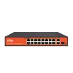 Wi-Tek - WI-PS518G - 16FE+1GE+1Combo SFP 250M Long Range PoE Switch with 16Port PoE