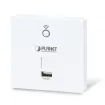 Planet - WNAP-W2200UE - 300Mbps 802.11n In-Wall Wireless Access Point w/ USB Charger