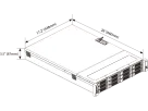 Hanwha - WRR-5501-66TB - Wisenet WAVE optimized 2U rack server-66TB