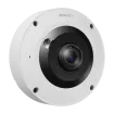 Hanwha - XNF-9013RV - Powered by WN7, 1/2.3" 12MP CMOS, Max resolution 3008x3008 @ 30FPS, 1.08mm fixed focal lens, Stereo graphic type lens, enhanced resolution for the peripheral regions, H.265, H.264, MJPEG codec supported, Fisheye, Single panorama