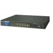 Planet - GS-5220-16P2XVR - L2+ 16-Port 10/100/1000T 802.3at PoE + 2-Port 10G SFP+ Managed Switch with LCD Touch Screen (220W)