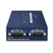 PLANET - ICS-120 - 2-Port RS232/422/485 Serial Device Server (1-Port 10/100BASE-TX, -10 to 60 C, Web, Telnet and SNMP management)