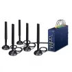 Planet - LCG-300-NR-US - Industrial LoRaWAN + 5G NR Cellular Gateway with 5-Port 10/100/1000T
