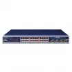 Planet - WGSW-24040HP - 24-Port 10/100/1000Mbps 802.3at PoE+ with 4 Shared SFP Managed Switch (220W)
