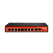 Wi-Tek - WI-PS210G - 8FE+2GE uplink 250M Long Range PoE Switch with 8Port PoE