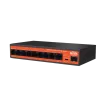 Wi-Tek - WI-PS309GFH - 8GE+1GE+1SFP PoE Switch with 8Port PoE